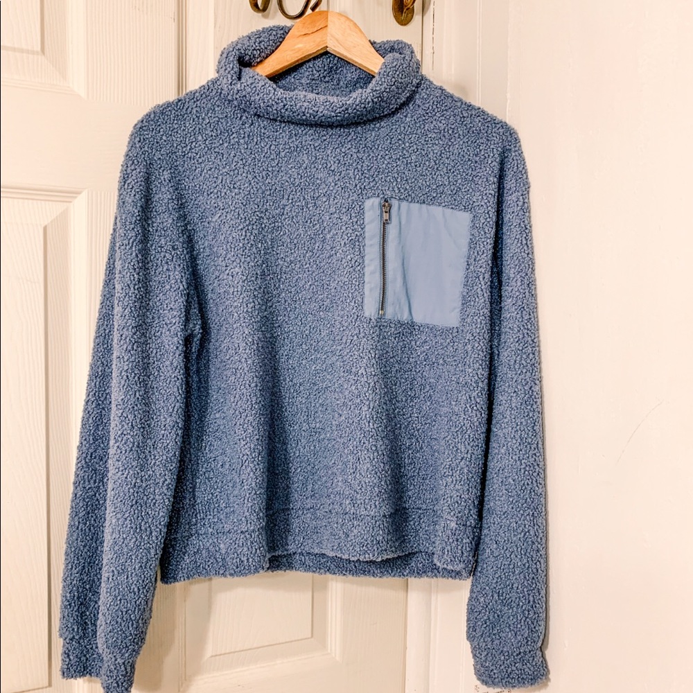 COPY - NEW Sherpa Cowl Turtleneck Sweater